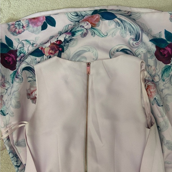 Ted Baker Pink and Floral Dress - Picture 4 of 5